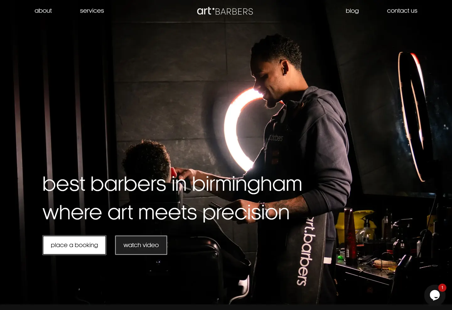 Art Barbers page view 1