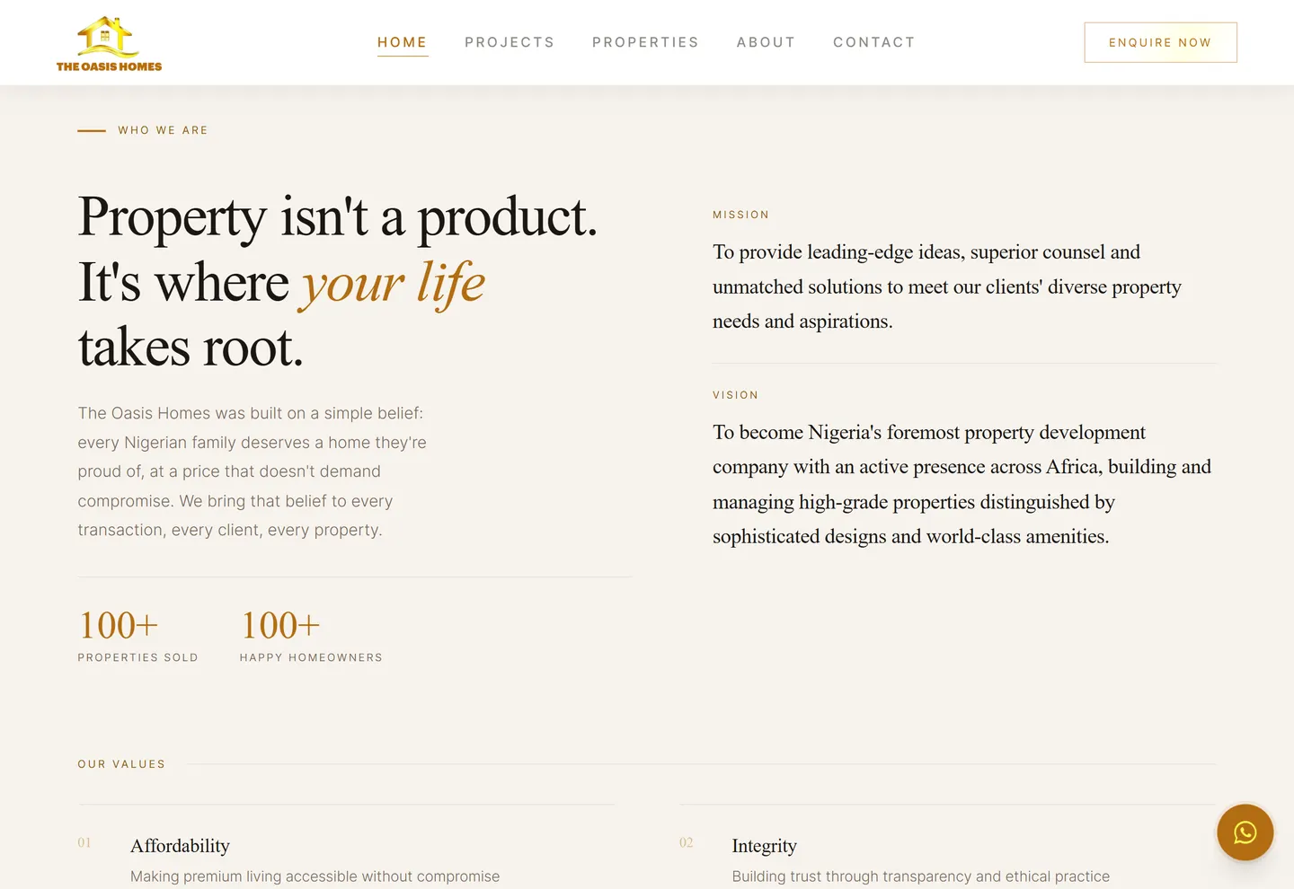 Pneuma Holdings Ltd project archive — section 1 (earlier Oasis Homes branding)
