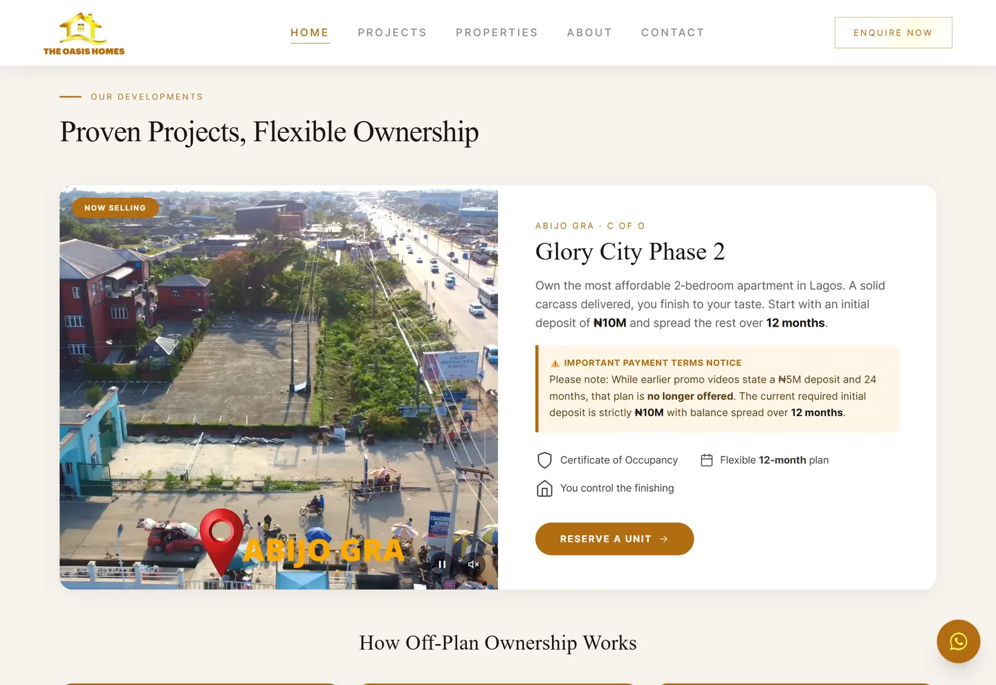 Pneuma Holdings Ltd project archive — section 3 (earlier Oasis Homes branding)