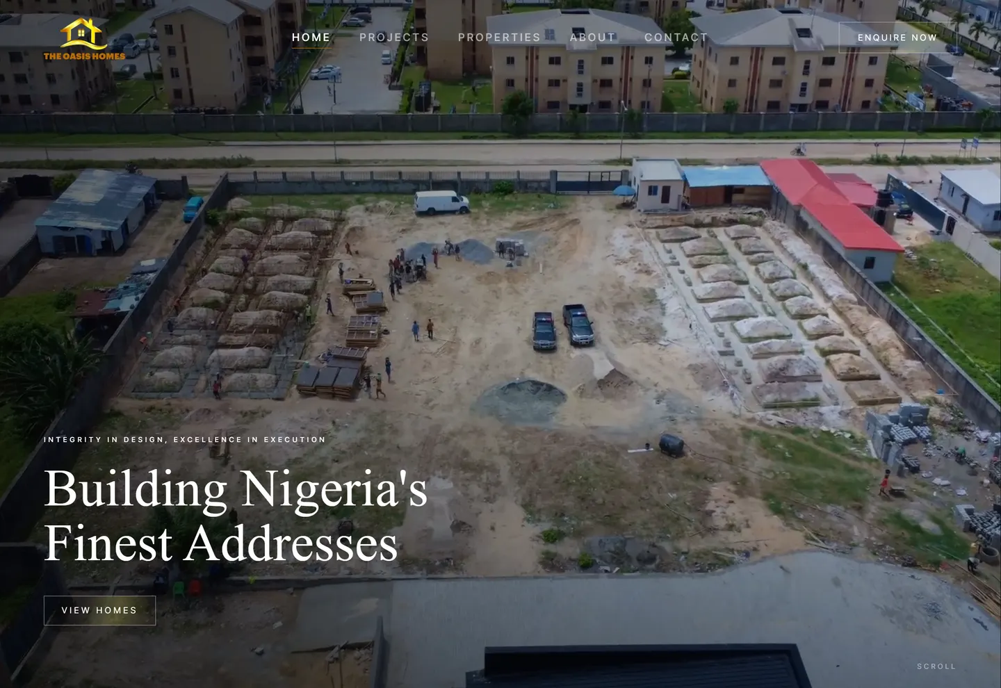 Pneuma Holdings Ltd project archive — hero (earlier Oasis Homes branding)