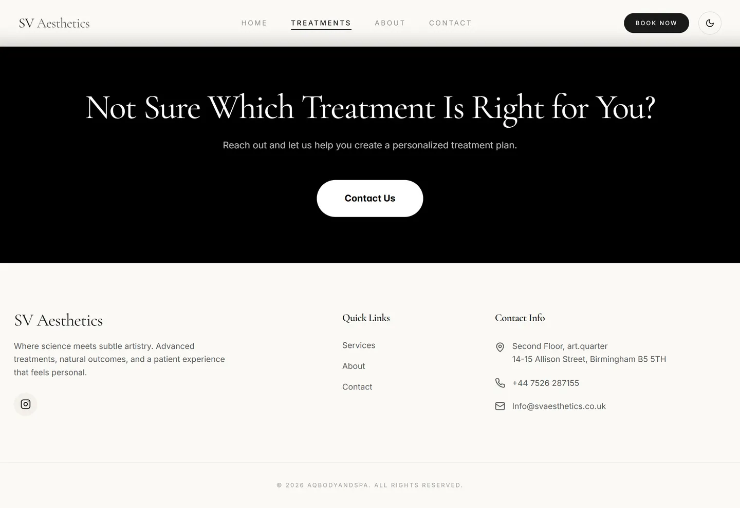 SV Aesthetics testimonials