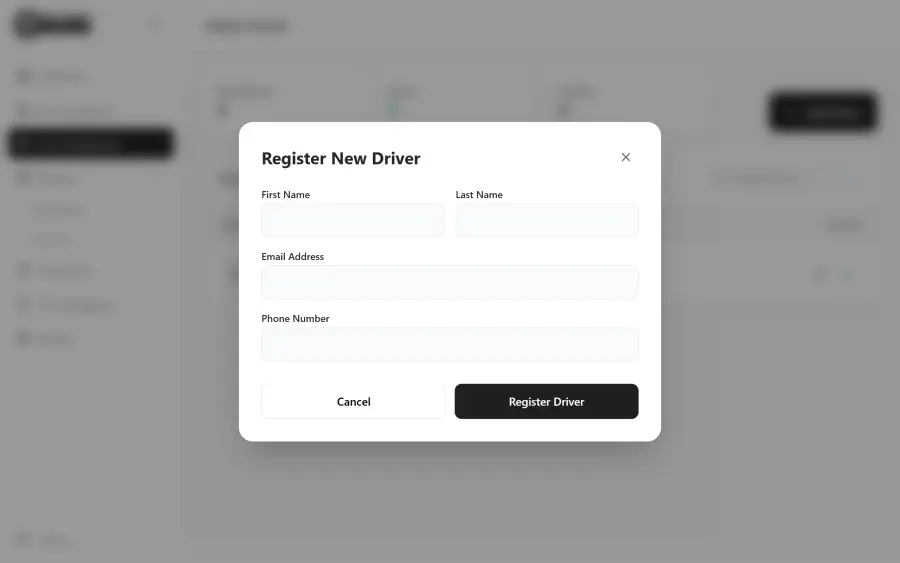 Admin dashboard orders