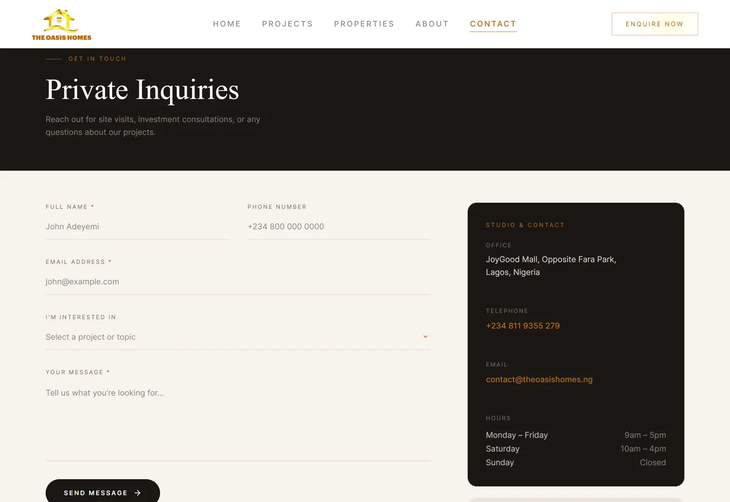 Pneuma Holdings Ltd project archive — section 9 (earlier Oasis Homes branding)