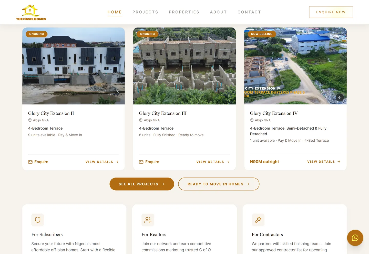 Pneuma Holdings Ltd project archive — section 5 (earlier Oasis Homes branding)