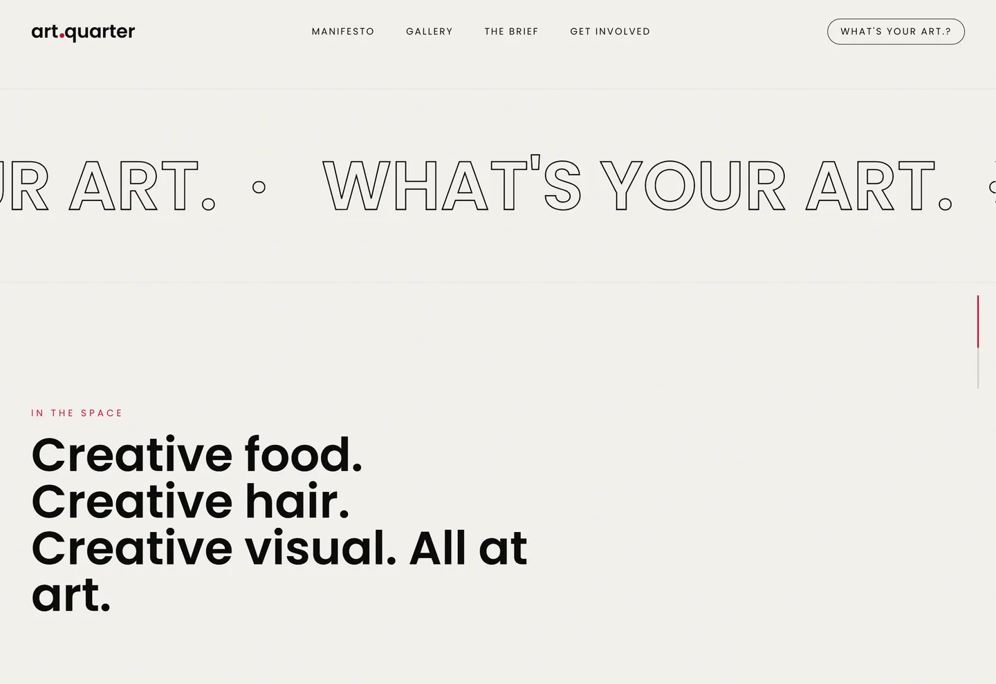 Art Brief spaces