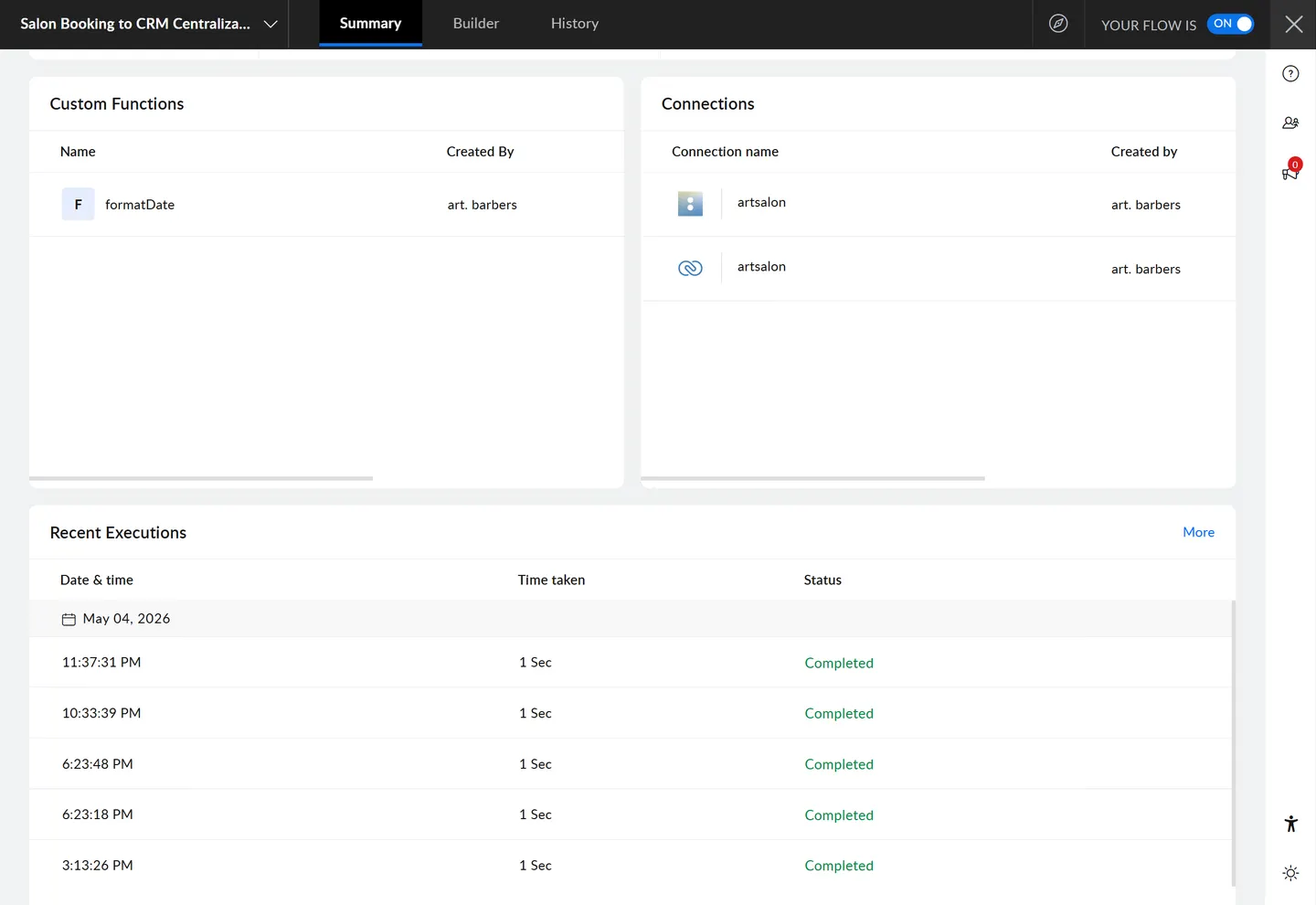 Zoho Flow triggers and actions